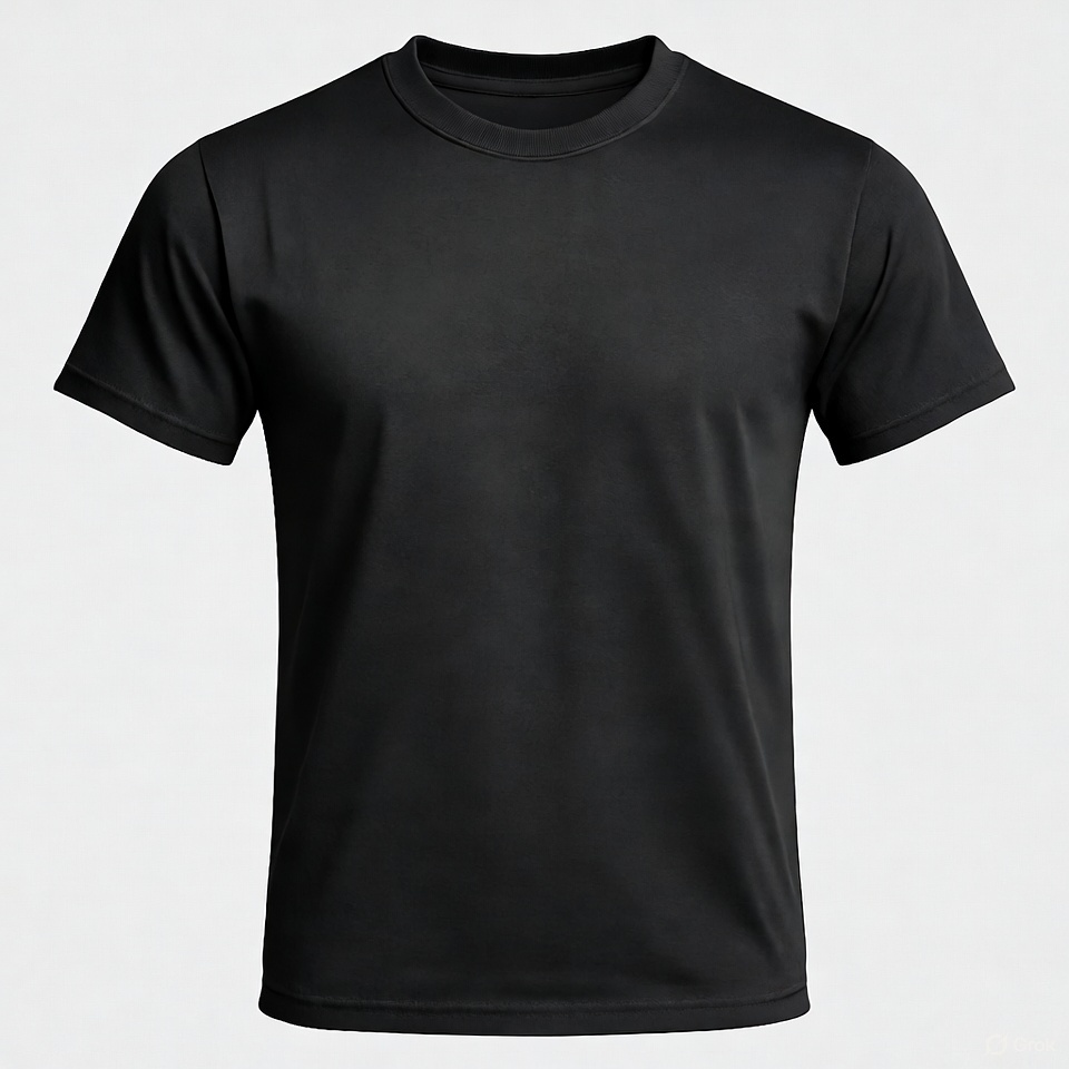 Black T-Shirt Design 1